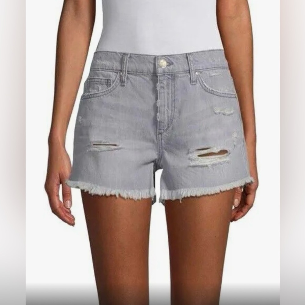 Joe’s Jeans Gabriella Cut Off Short Grey Distressed Size 27
